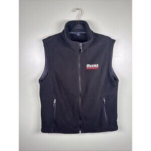 Port Authority Black Full Zip Vest‎ MEEK’S Lumber & Hardware Men’s Size Large